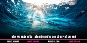 Nằm Mơ Thấy Nước - Báo Hiệu Những Con Số Đẹp Dễ Ghi Nhớ